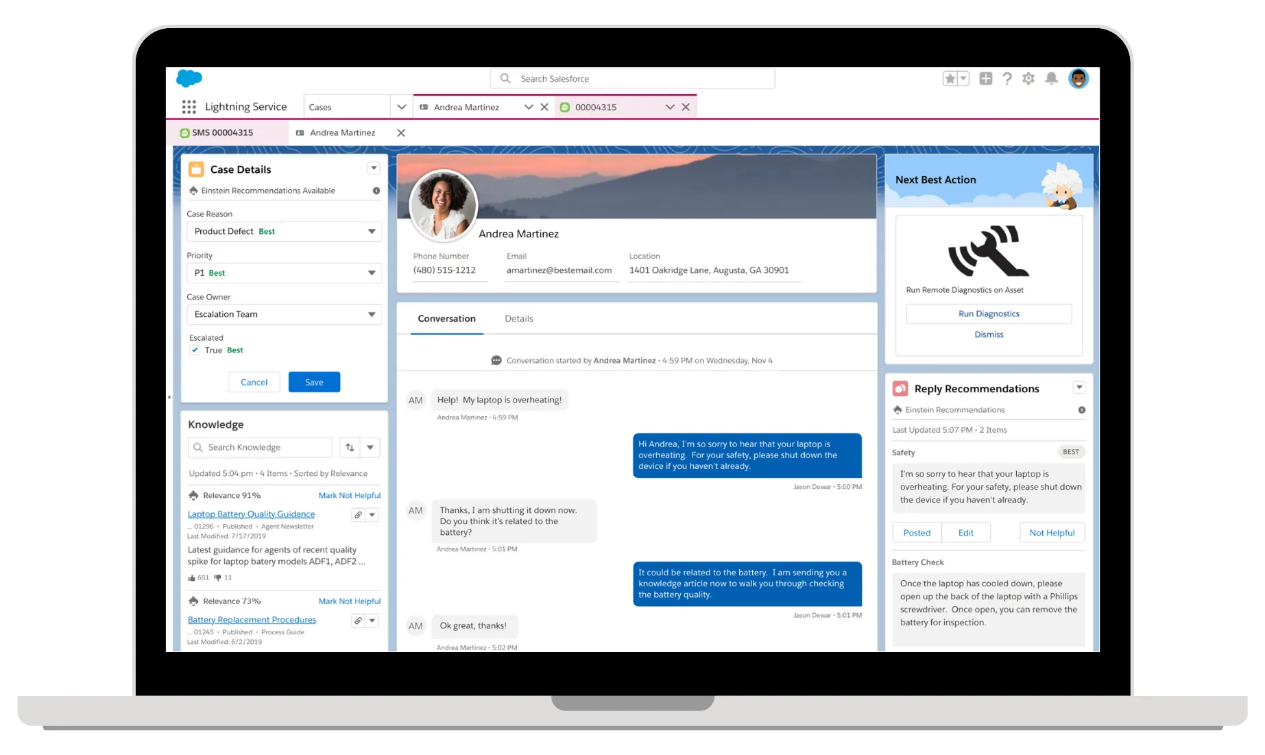 Service Cloud service